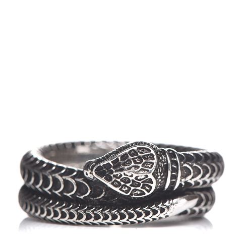 gucci garden enamel snakes ring|Gucci Garden Snake Ring Silver .